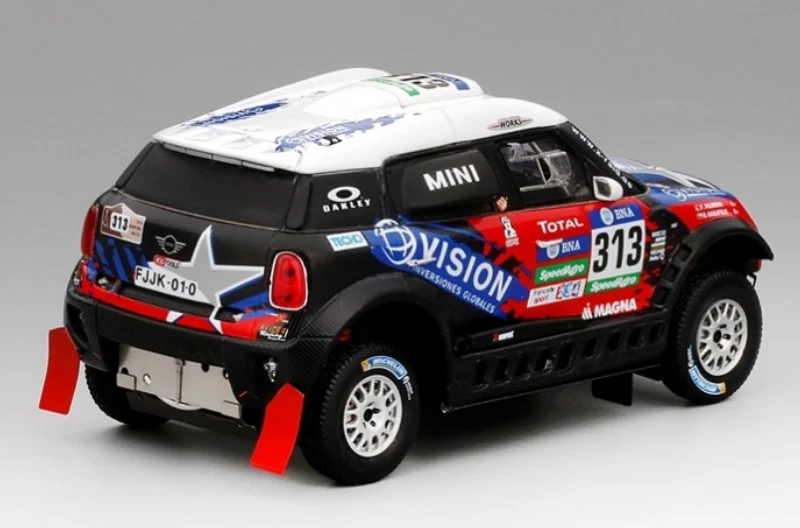 TSM MODEL - MINI All4 Racing #313 X-raid Team Garafulic-Palmeiro Rally Dakar ... - Immagine 4 di 4