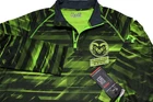 UNDER ARMOUR HEAT GEAR POLY LONG SLEEVE SHIRT--L--COLORADO STATE RAMS--NEW TAGS!
