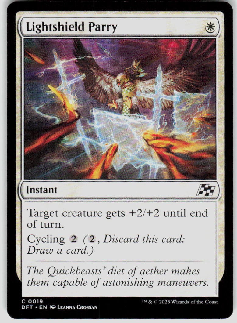 Lightshield Parry 19 Aetherdrift Magic the Gathering MTG