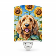 Caroline's Treasures Otterhound in Sunflowers Ceramic Night Light DAC6130CNL