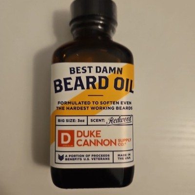 Duke Cannon Best Damn Beard Oil 3 oz