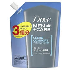 Dove MEN +Care Clean Comfort Men's Foam Face Wash Refill Large Capacity 330ml