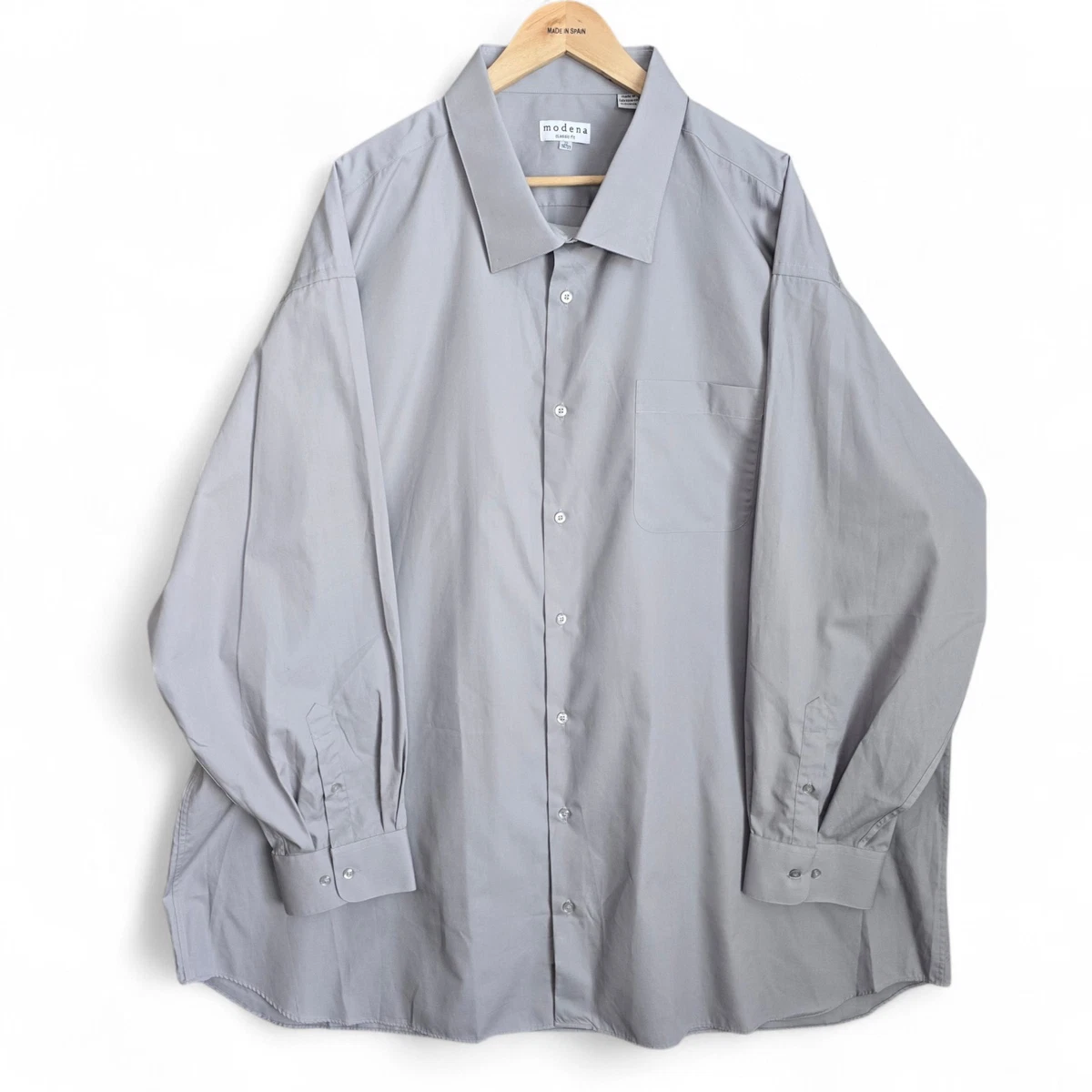 green emerald velvet dress Modena Contemporary Fit Cotton Blend Sateen Dress Shirt, 15 34/35 / Navy main image 0