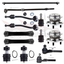 14pcs Front Control Arm Ball Joint Wheel Bearning Hub For 1997 1998-1999 Jeep Tj