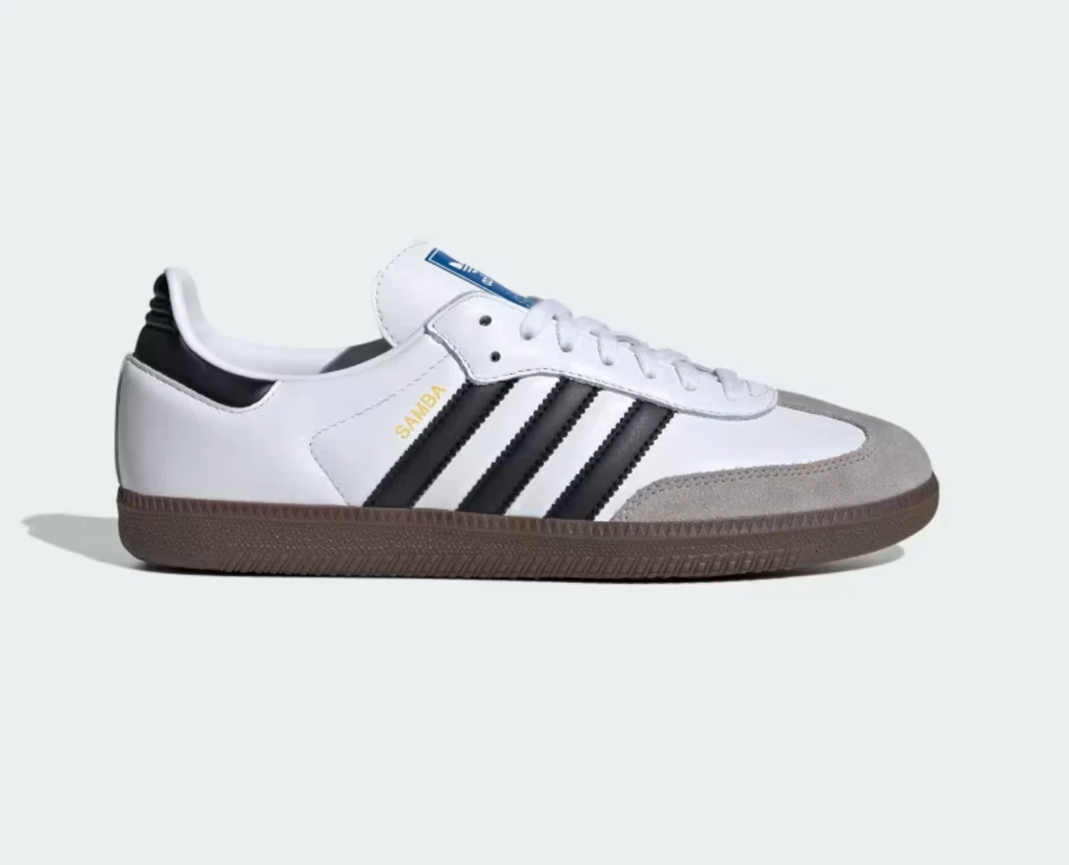 adidas gazelle silver green womens adidas Originals Samba OG "Black Gum" Men's Shoes