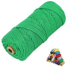 Macrame Cotton Cord 4 Ply Forest Green 3mm  109 Yards DIY Crafts 1 PCS