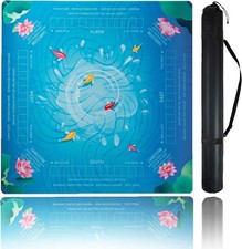 Mahjong Mat for Table,31.5''x31.5'' Non-Slip Noise Reduction Mahjong Mat with
