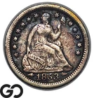 1853-O Seated Liberty Half Dime w/ Arrows