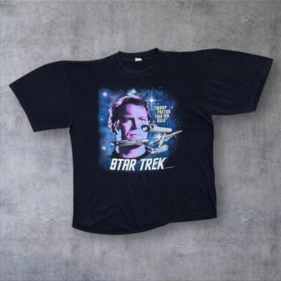 Vintage Star Trek (1995) Warp Factor Two Mr Sulu Sci-Fi TV Show Film T-Shirt XL