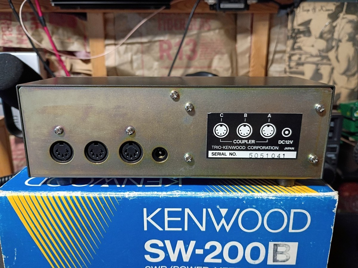 Kenwood SW-200 SWR & Power Meter W/ 2 Couplers | eBay