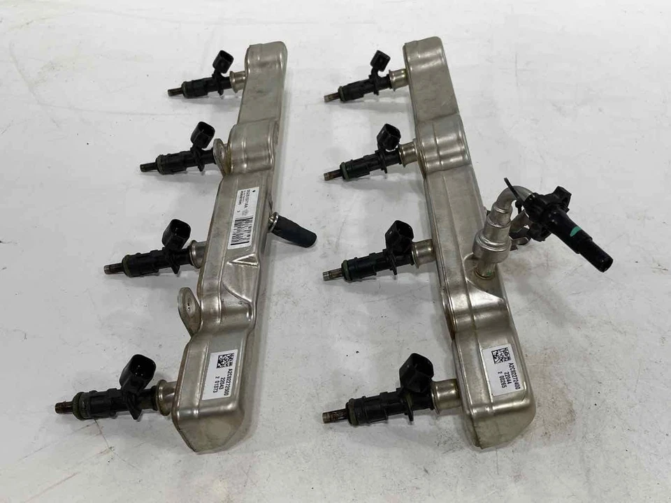 Se adapta a Dodge Ram 1500 2019-2024 5,7 L diestro y diestro riel de inyección de combustible con inyectores OEM Foto 2 de 4