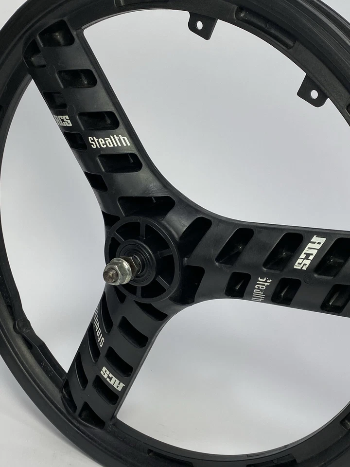 1999 ACS Stealth 20” BMX Mags Preto Vintage Ensino Médio Fabricado nos EUA Tri Spoke GT OG - Imagem 3 de 4