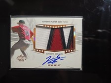 2019 Leaf Trinity - Patch Autographs Levi Kelly #PA-LK1 (AU, MEM, RC)