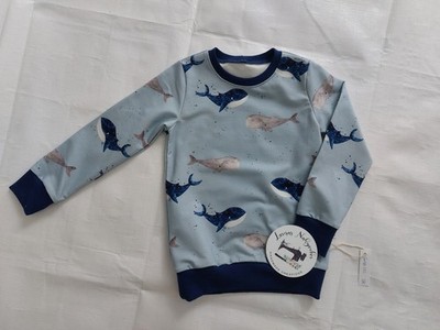 Sweater Pullover  Gr. 116 Handmade Neu 