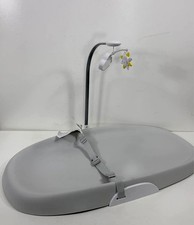 Skip Hop Gray Baby Changing Pad with Safety Strap and Toy Bar