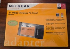 Netgear WG511-v2 54Mbps Wireless PC Card For Networking Vintage/Retro PCs
