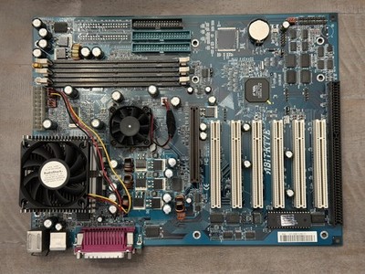 ABIT KT7E Socket A Motherboard + AMD Athlon 1000MHz CPU - Tested & Working