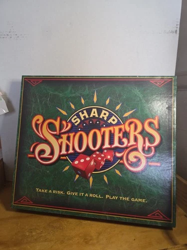 Vintage 1994 Milton Bradley Sharp Shooters Game. Board Game Dice