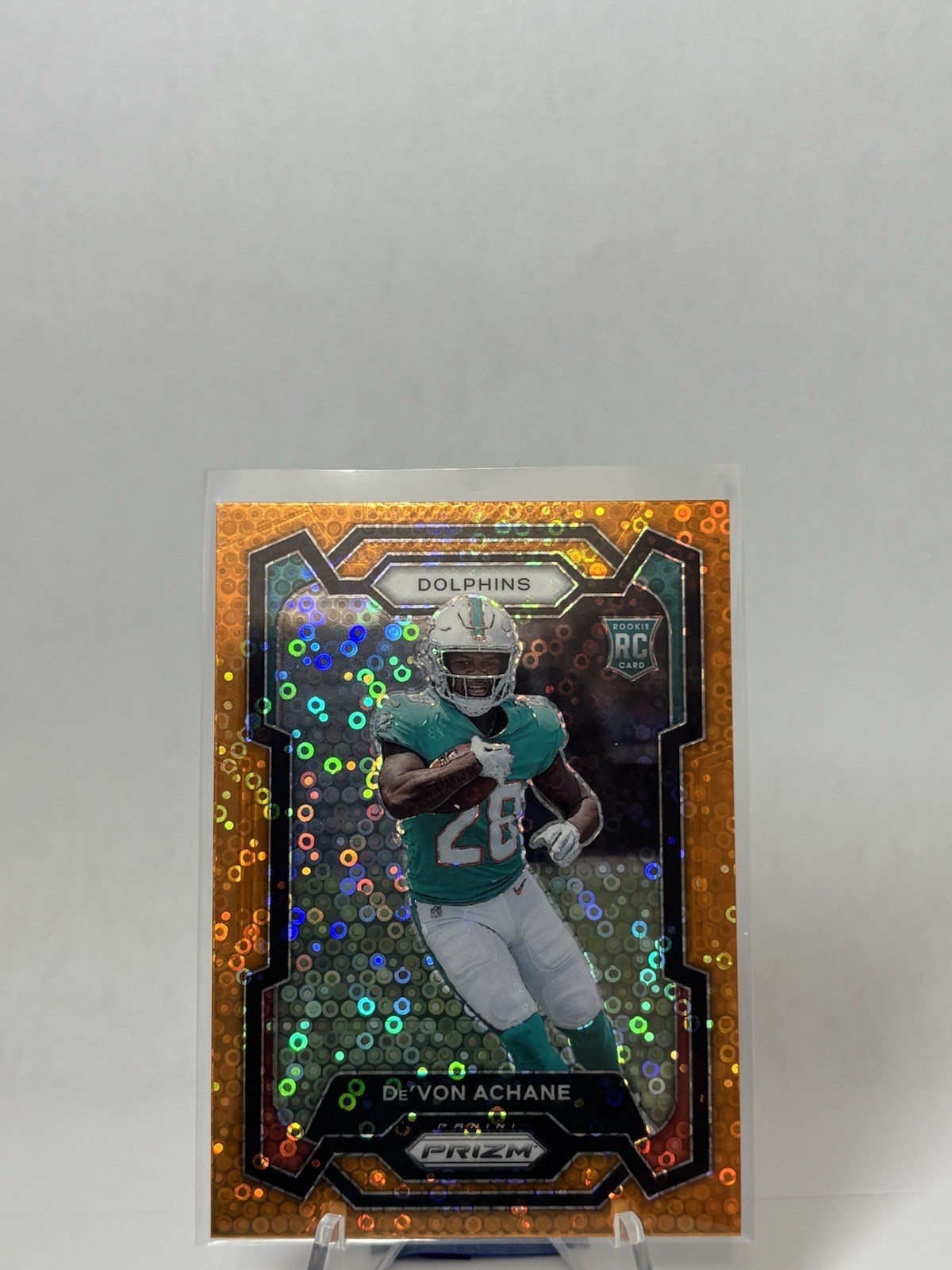 2023 Panini Prizm - Rookies De'Von Achane #365 Disco Prizm (RC)