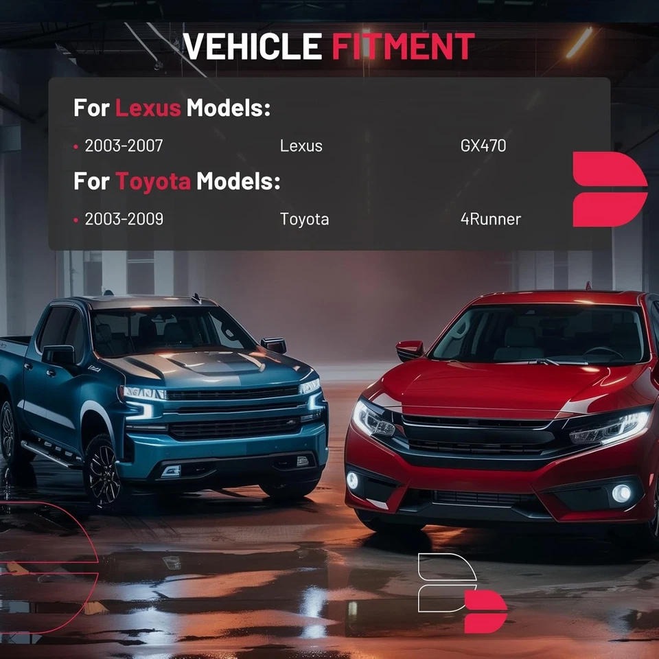 Front AC Heater Blower Motor Fan Assembly Fit For 2003-2007 Lexus GX470 - Imagem 3 de 4