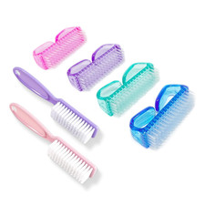 6 Pack Handle Grip Nail Cleaning Brush, Fingernail Brush Cleaner Scrub Brush Kit