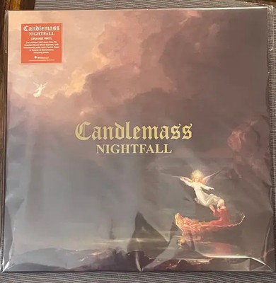 LP Candlemass Nightfall LTD. ED., ORANGE VINYL, POSTER AND BOOKLET INCL.