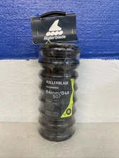 Rollerblade Wheel Kit 84mm/84A SG7 Bearings Replacement 8 Pack Wheels New