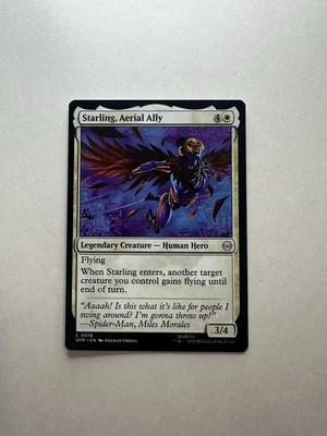 Starling, Aerial Ally NM Marvel's Spider-Man Magic The Gathering Mtg Near Mint