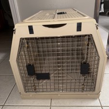Nylabone Collapsible Dog/Cat Crate Kennel 27"X20"X19.5" Large Folding Carrier
