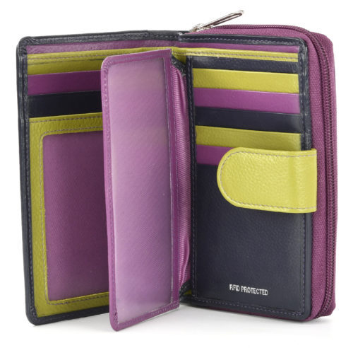 Golunski Leder Tab Geldbörse Stil 886 Vintage 51 Sortiment Farben verschiedene RFID Neu - Bild 25 von 28