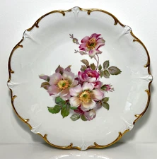 Schumann Bavaria Wild Rose Chop Plate Round Platter 11 3/4"