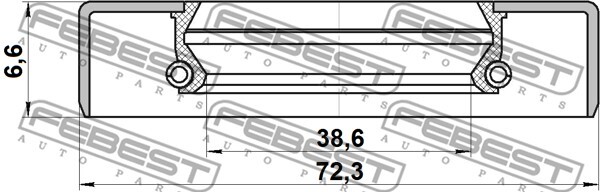 New Seal, drive shaft for NISSAN:NAVARA,FRONTIER,NP300 NAVARA