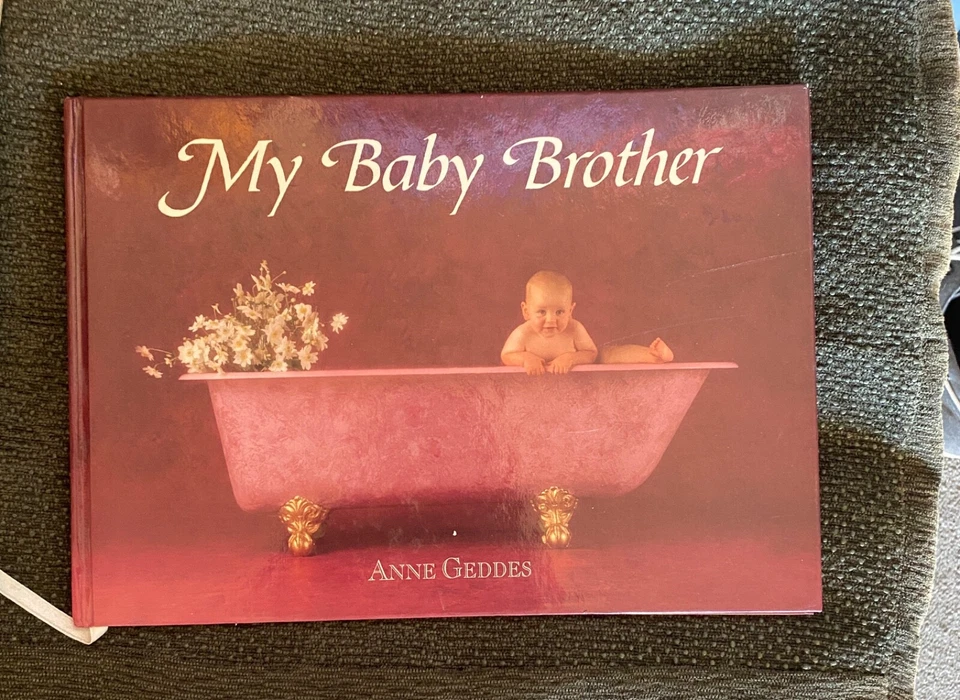 NEW VTG ANNE GEDDES MY BABY Brother BABY BOOK Journal Great Gift - Image 2 of 4