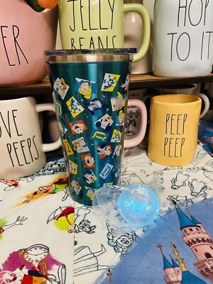 Disneyland 65th Anniversary Stainless Steel Insulated Tumbler & Glow Cube.