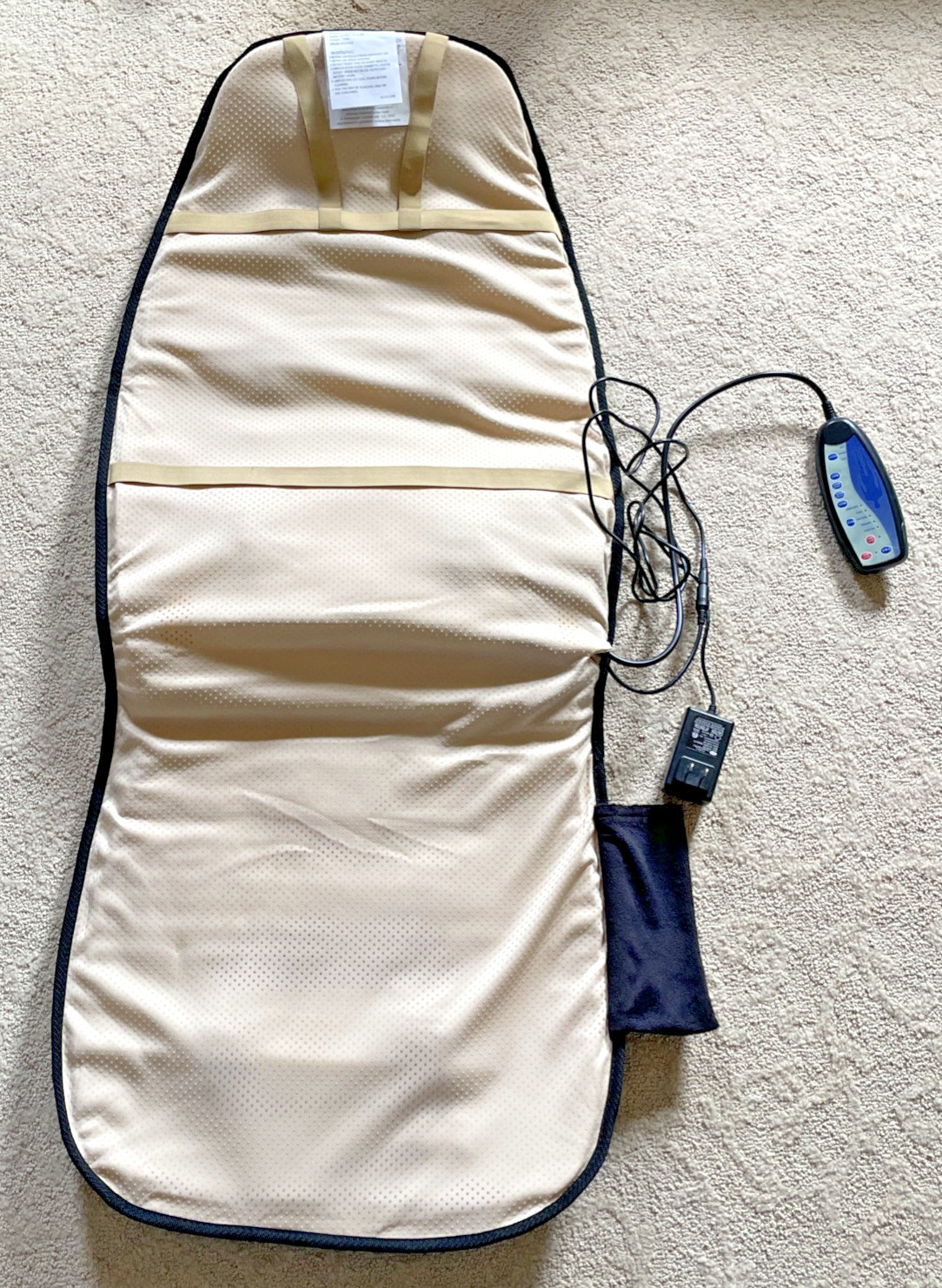 Snailax Back Massager Seat Cushion w/Heat Vibrate Memory Foam  SL-126B