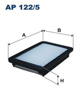 Filtron AP122/5 Luftfilter FüR I10 Picanto 1.0 1.2 01.11-03.17 KIA Hyundai