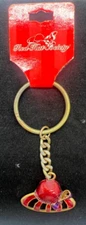 New Red Hat Society, Enamel Red Hat Society Key Chain