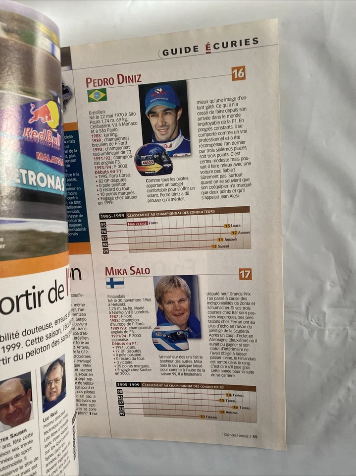 Fórmula 1 2000 Racing Schumacher Hakkinen Mercedes con póster de 50 campeones Foto 4 de 4