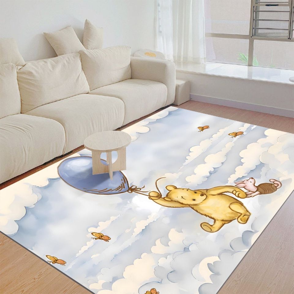 ラグ・カーペット CLASSIC POOH Disney rug mat Winnie the Pooh Rug for Kids Room, Nursery Play Area Rug