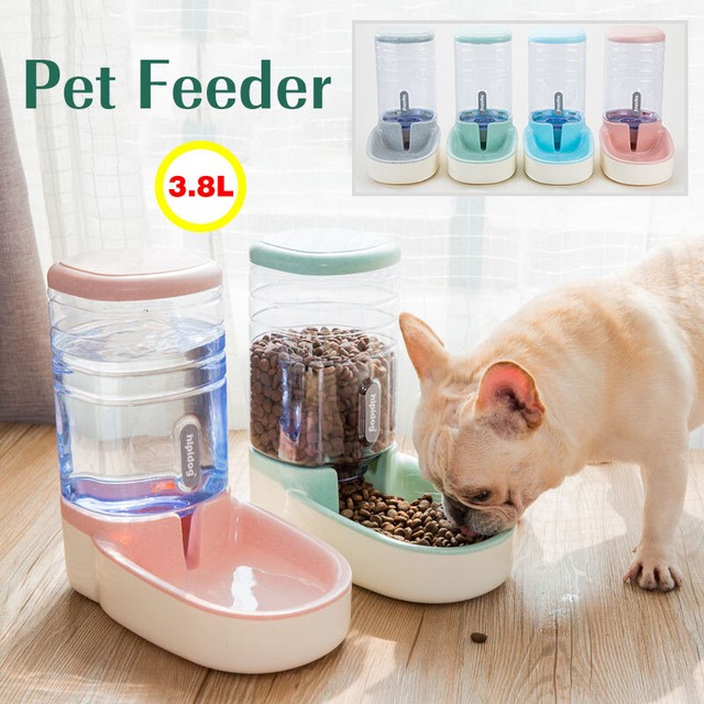 Automatic Pet Food Feeder Dispenser Large Slow Bowl Dog Cat Feed