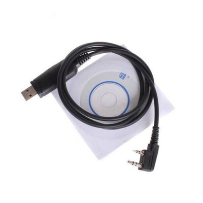 USB Programming Cable For Baofeng Two way Radio UV-5R BF-888S BF-F8+ & Driver CD