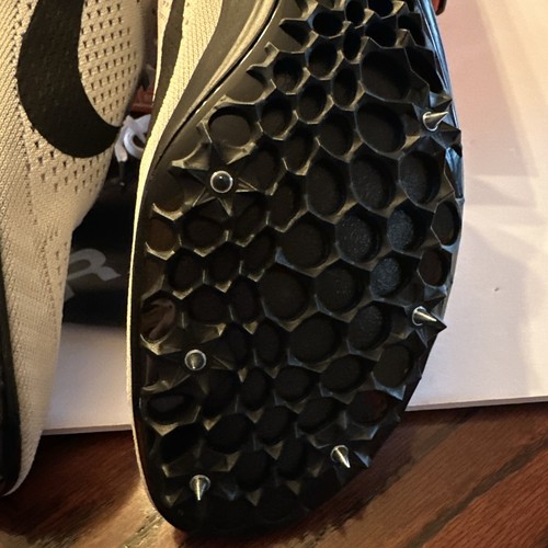 NEW Nike Zoom Victory Elite 2 Track Spikes White/Black Volt 835998107 M 12.5 W14 - Picture 8 of 9