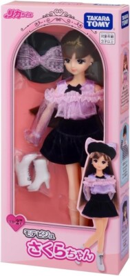 New Takara Tomy Licca-chan Doll LD-27 Motebiju Sakura-chan Dress