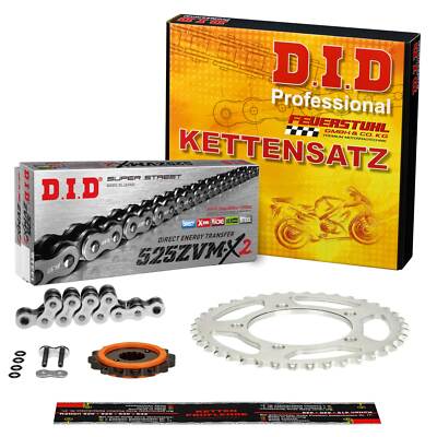 Kettensatz Yamaha FZR 750 R (2TT) 87-88, DID SUPER verstärkt SILBER, X-Ring, S