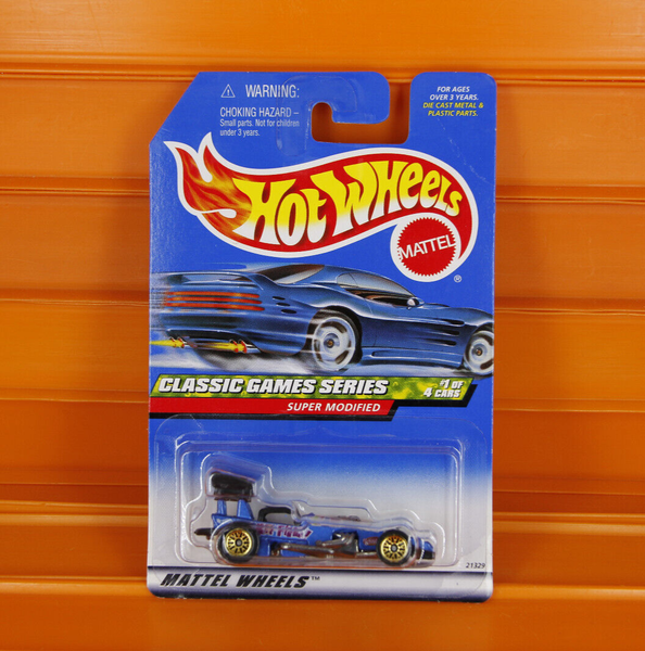 Hot Wheels - 1999 - Super Modified - Classic Games 1/4 - Bluecard Collector #981-image