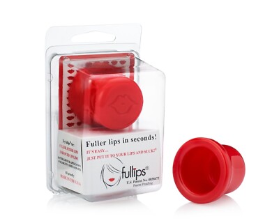 NIB Fullips Large Round Lip Plumper Enhancer Beauty Plump Tool