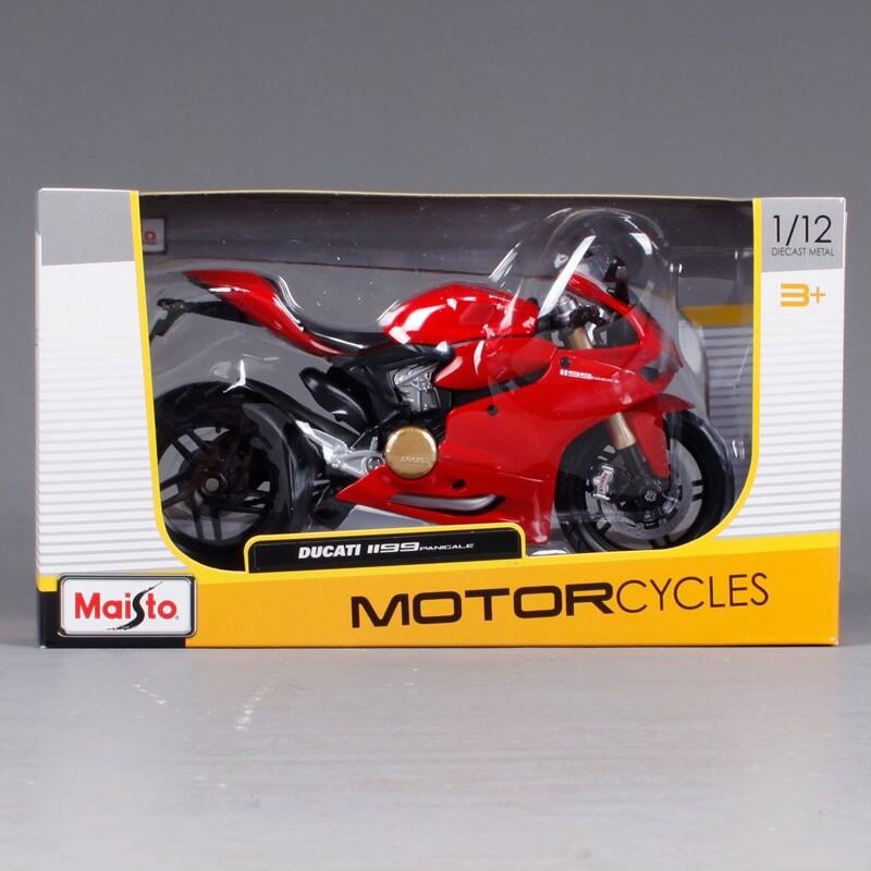 Maistro- Ducati Diavel Kit de Moto en Carbone 1:12, M39196, Coleurs Assorties