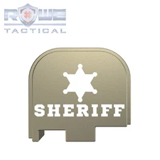Rowe Tactical Rear Slide Cover Plate for Glock  G43 G43x G48 - Sheriff