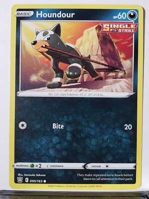Houndour 095/163 NM - B1G1F - Battle Styles Pokemon Card $2