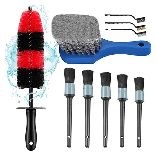 Car Detailing Brush Kits Set Engine Vehicle Wash Auto Rim Wheel Cleaning Tool - Bild 13 von 24